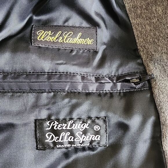 Pierluigi Della Spina Wool/ Cashmere Lettermans Jacket - Picture 10 of 12